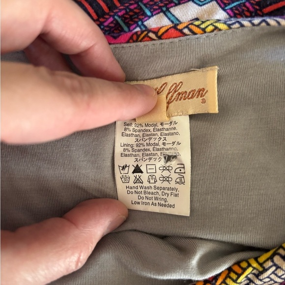 Mara Hoffman Mini Dress in Kasuri Pink - Picture 5 of 7